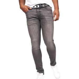 Crosshatch Mens Barbeck Slim Jeans / Washed Grey